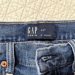 GAP Blue Denim Jean Shorts